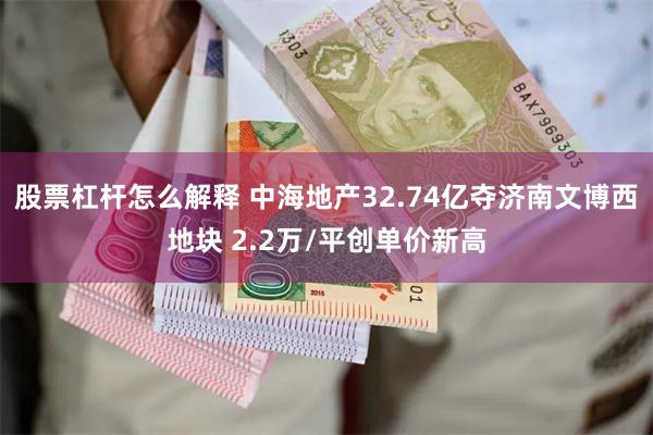 股票杠杆怎么解释 中海地产32.74亿夺济南文博西地块 2.2万/平创单价新高