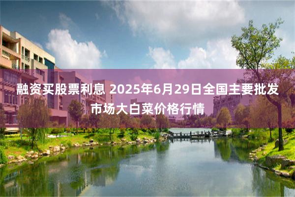 融资买股票利息 2025年6月29日全国主要批发市场大白菜价格行情