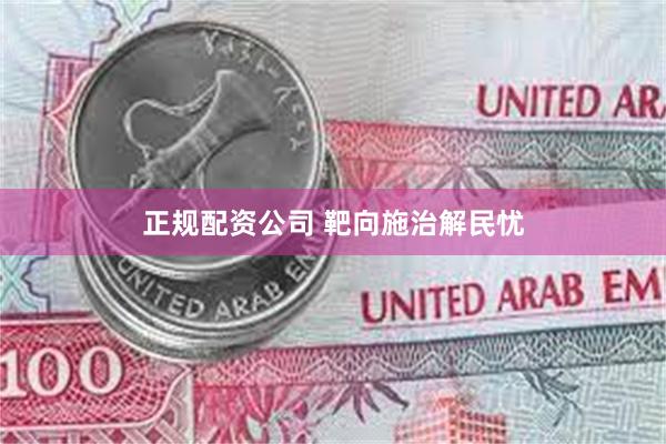 正规配资公司 靶向施治解民忧
